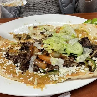 a plate of food on a table