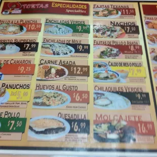 ramen and noodles, menu