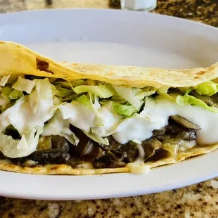 Hongos Quesadillas