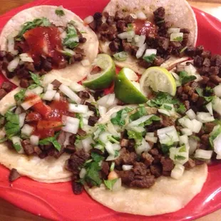 Steak tacos. Delicious!