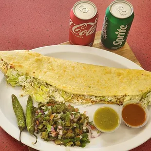 Gracias tortas la corona por esta deliciosa quesadilla