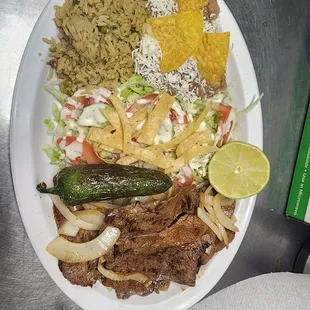 Plato de asada