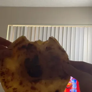 Barley any meat inside