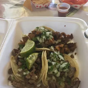 Tacos! (Steak e Pork)