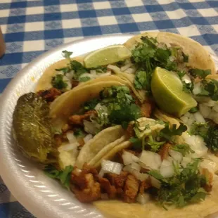5 mini tacos.