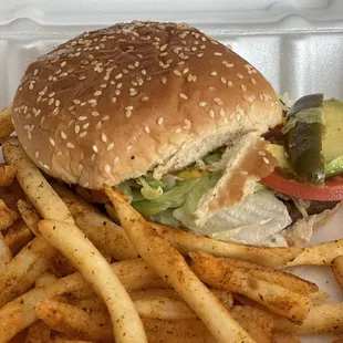 La Ocampo w seasoned fries