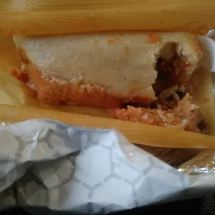 Jalapeño and cheese tamale