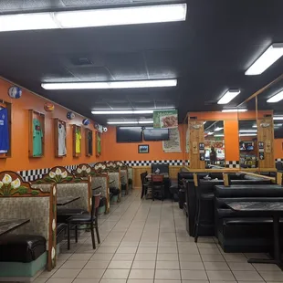 the interior of a restaurant