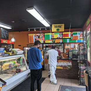 two people in a store