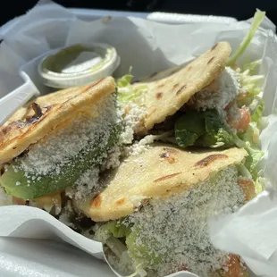 Steak Gorditas with Avocado