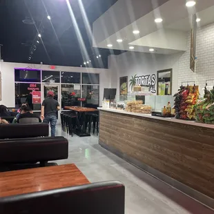 Inside venue
