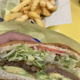 MILANESA TORTA AND FRIES