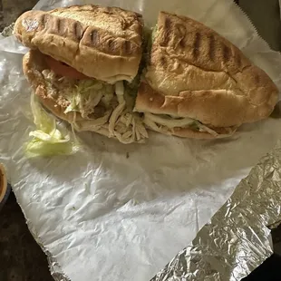 The entire chicken torta.....