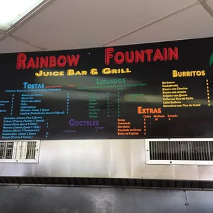 Handheld menu is in English with prices. Very, very good!!