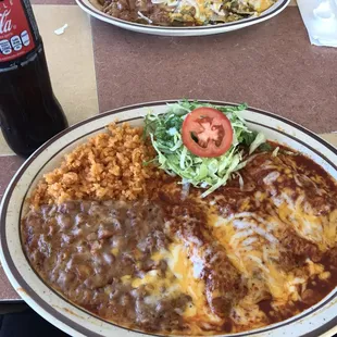 Shredded Beef Enchiladas