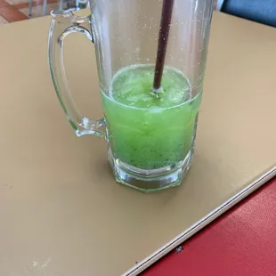 Pepino drink.    Almost done :-(