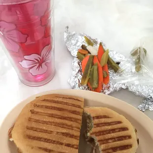 Chicken milanesa con aguacate. Very good &amp; recommended