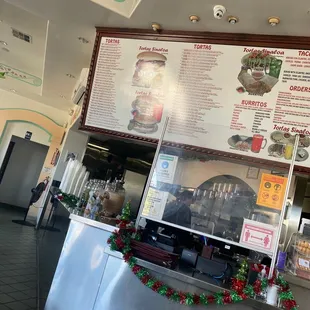 So much in the menu Can't wait for my tortas