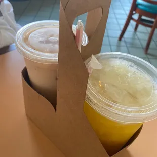 Horchata and pineapple  5 different choices to pick from