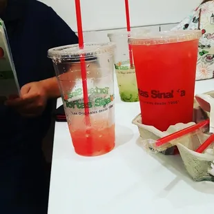 Only went for the Agua fresca.