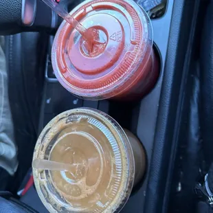 Red: Chupacabras  Orange: Pura Vida ( Added Carrot free of charge)