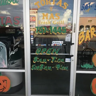 tacos, outside