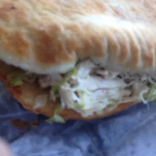 Chicken breast Torta! Yumm!