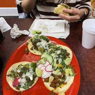 Al pastor, Lengua, Carnitas
