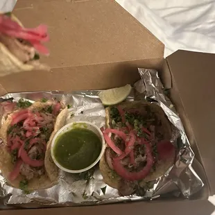 Carnitas 3 per order ( I couldn't wait)