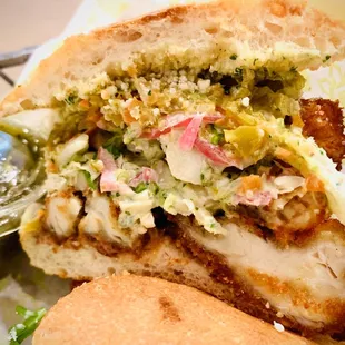 Chicken Milanesa Torta