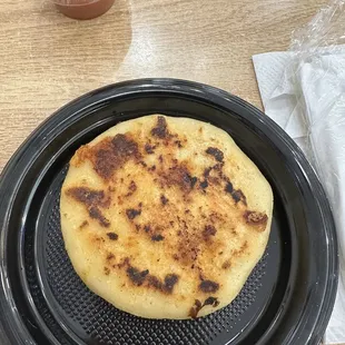 Refried Bean &amp; Cheese Pupusa