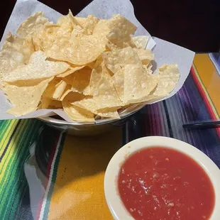 Excellent chips and salsa