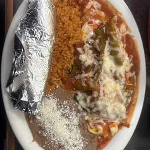 Chile relleno omelette