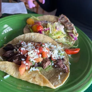 Carne Asada and Mahi Tacos