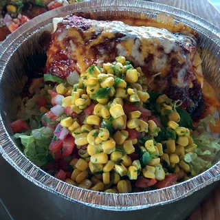 Enchilada Style Burrito
