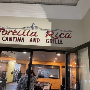 Front of Tortilla Rica