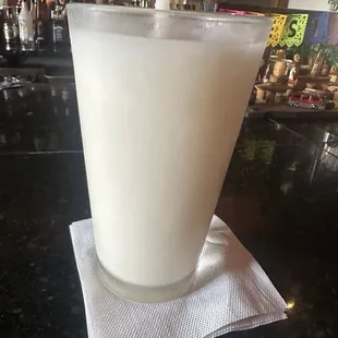 Came in for a piña colada and this what I got. Service could have been better.