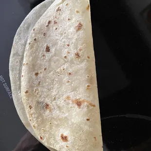 Folded tortilla