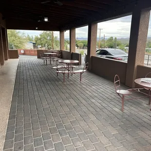 Outside seating