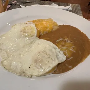 Tamale with eggs