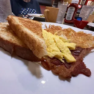 Two egg breakfast
