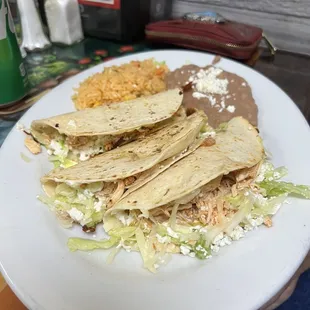 Chicken &quot;quesadilla&quot; plate