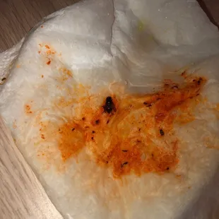 La mosca que estaba en mi menudo.