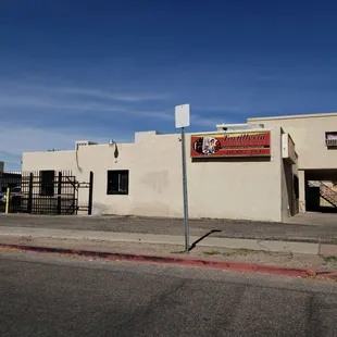 the outside of the building