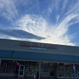 outside