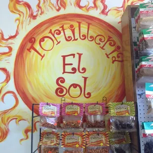 a display of tortillerias