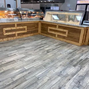 Hot bar Hispanic food