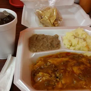 Enchilada plate.