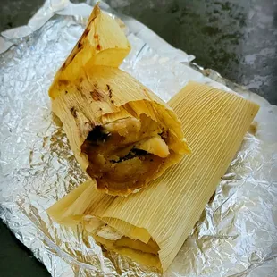 Chicken tamales