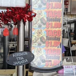 Taco Tuesday sign